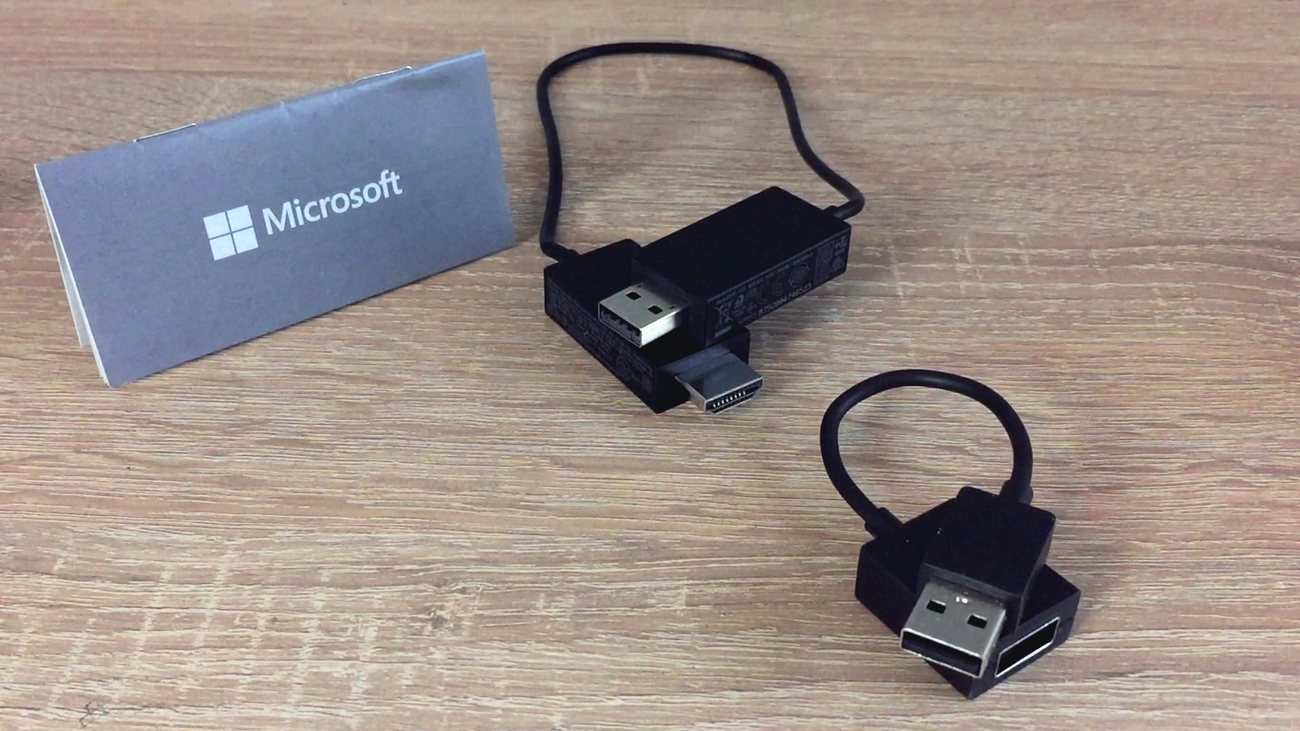 Microsoft Wireless Display Adapter contenuto della confezione