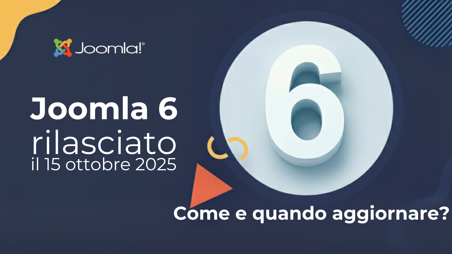 Aggiornamento a Joomla 6: guida passo passo