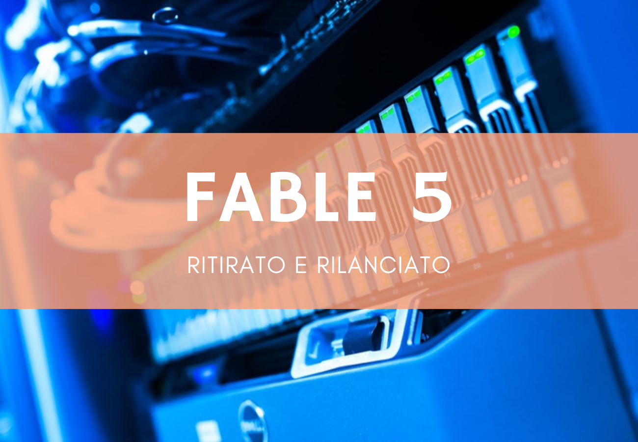 Sala server con luci blu, il modello IA sospeso e poi riattivato