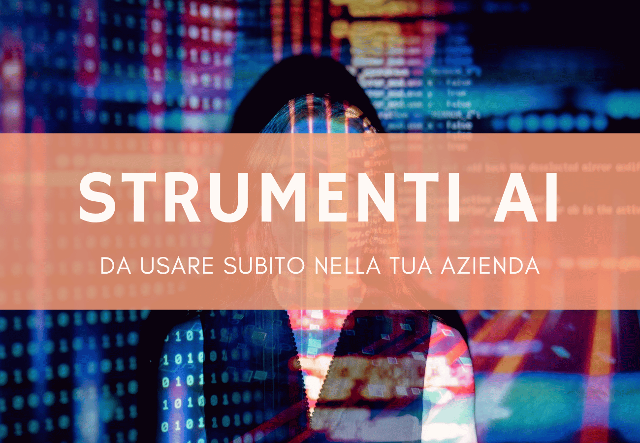 Professionista al laptop che analizza strumenti di intelligenza artificiale per PMI
