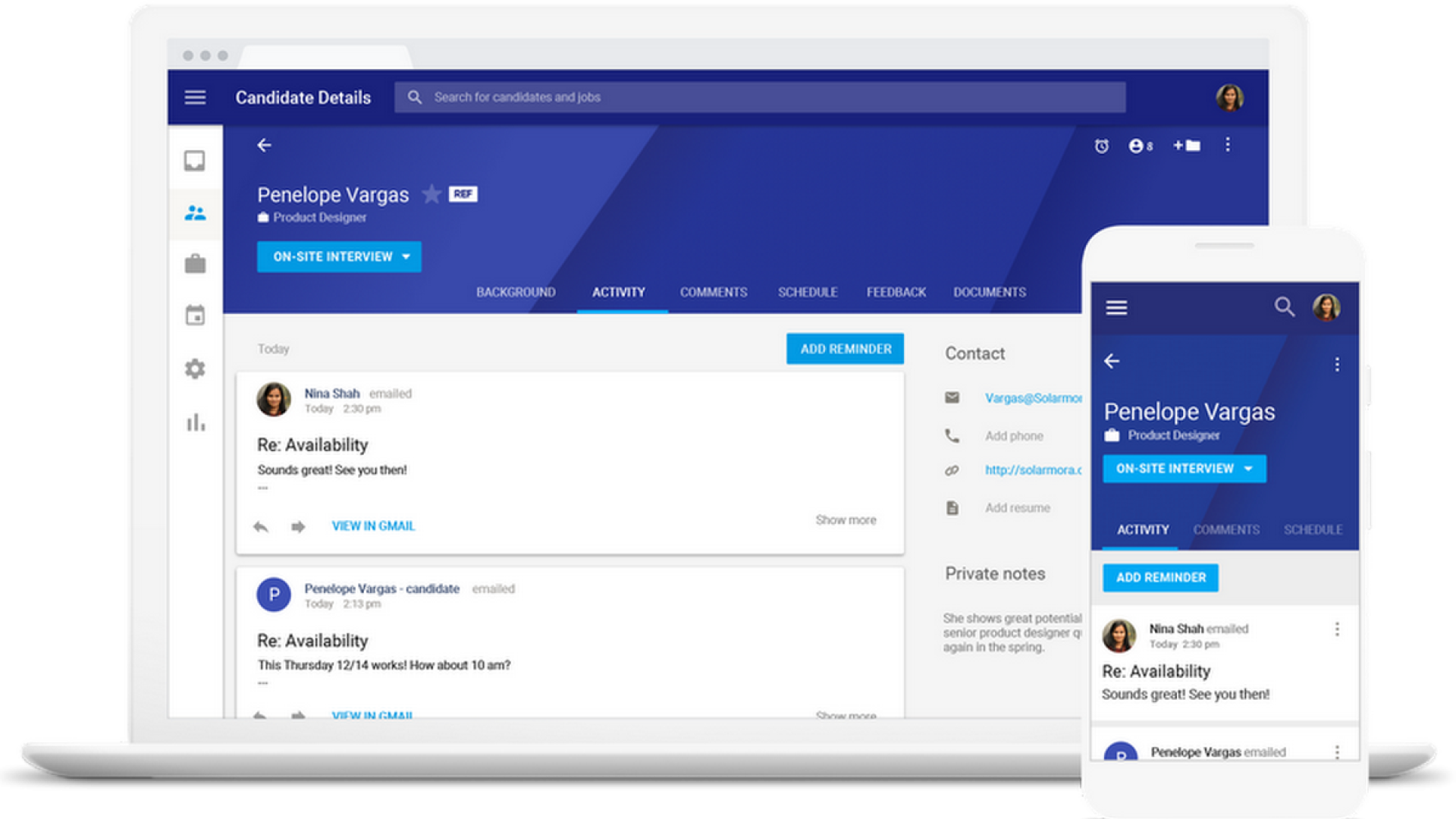 Google Hire, l'app di Google per i recruiter che consente di gestire la selezione del personale