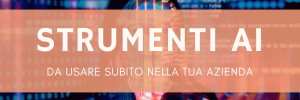 Professionista al laptop che analizza strumenti di intelligenza artificiale per PMI