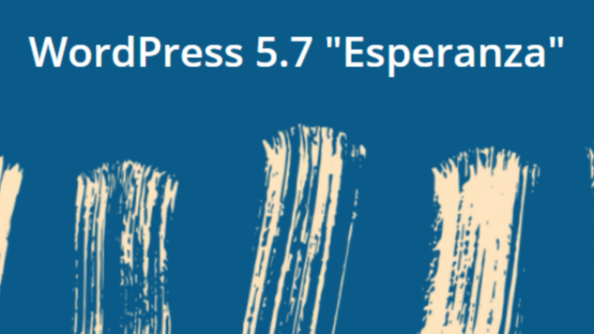 Wordpress rilasciato l'aggiornamento 5.7.0