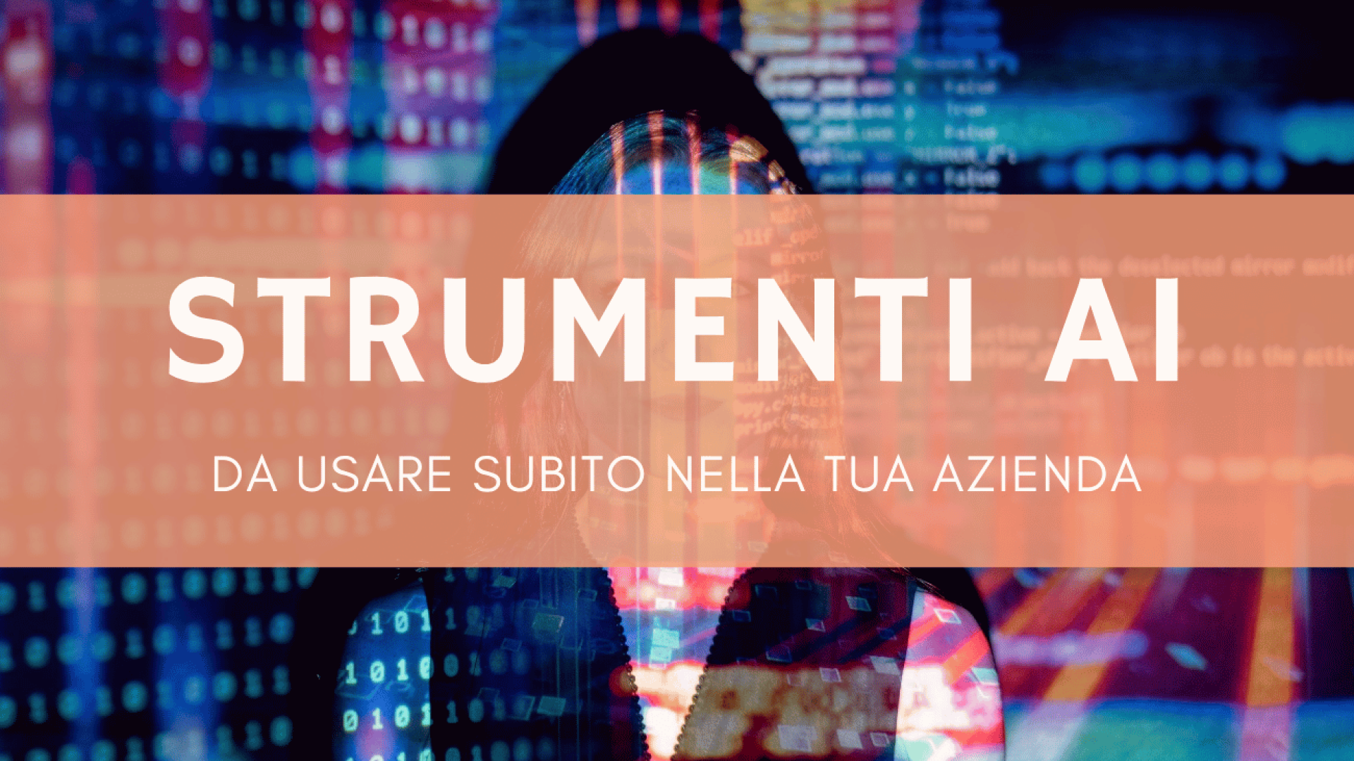 Professionista al laptop che analizza strumenti di intelligenza artificiale per PMI